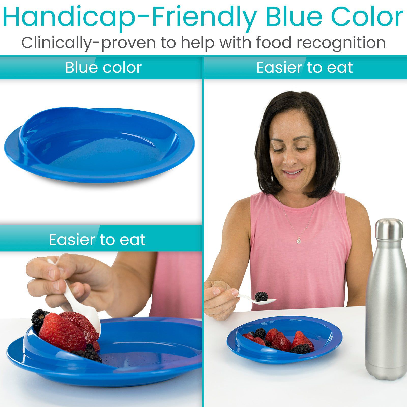 Spill-Proof Scoop Plate