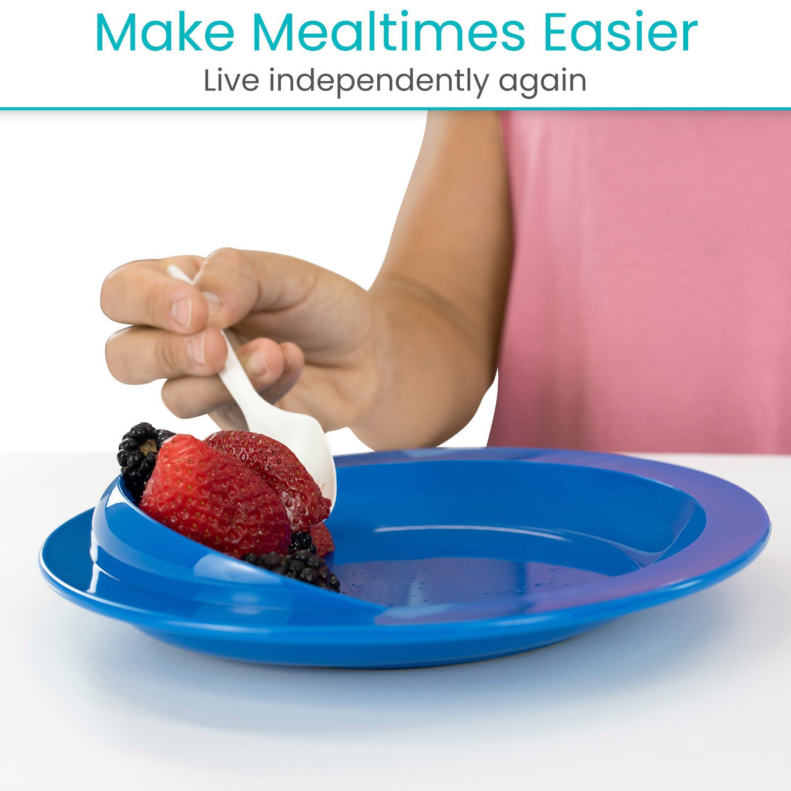 Spill-Proof Scoop Plate