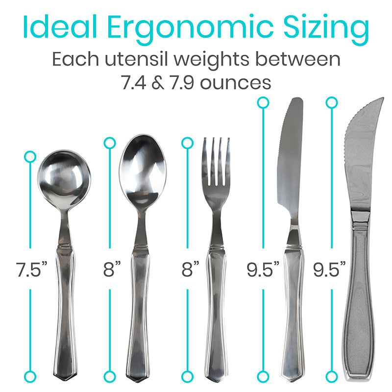 Weighted Utensil Set