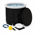 BRBR 105 Gal Ice Bath Tub, Multiple Layered Portable Foldable Ice Bath Tub for Home, Gym & Outdoor Recovery, Cold Therapy Tub