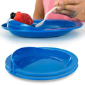 Spill-Proof Scoop Plate