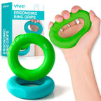 Ergonomic Ring Grips - Hand & Forearm Strength