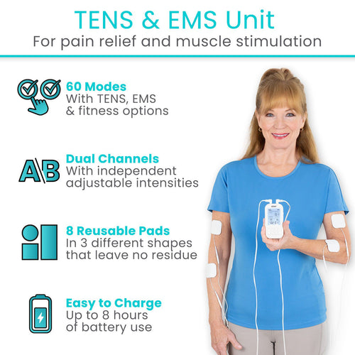 60-Mode TENS and EMS Unit