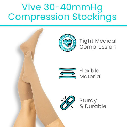 30-40mmHg Graduated Compression Stockings