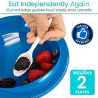 Spill-Proof Scoop Plate