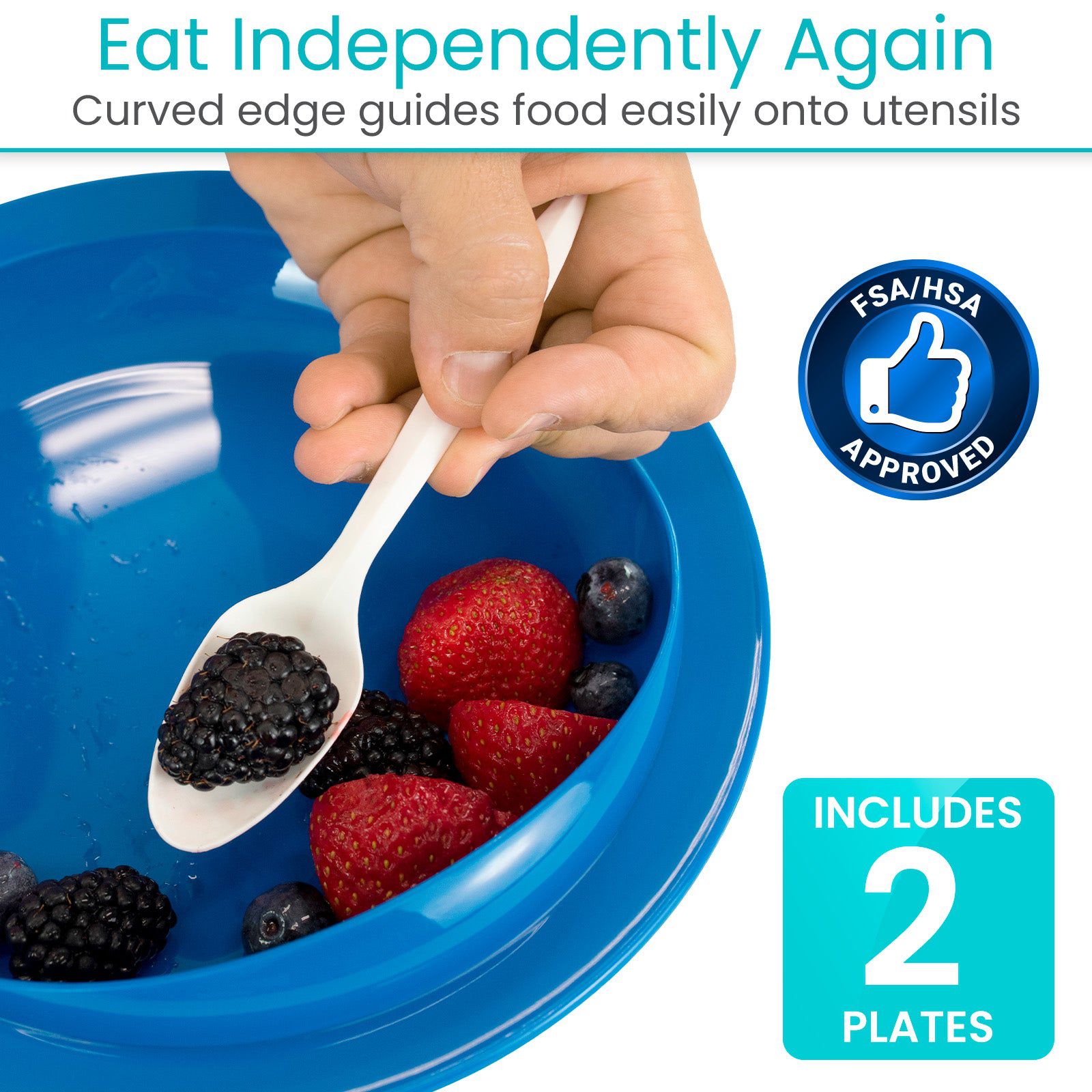Spill-Proof Scoop Plate