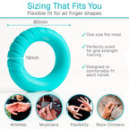 Ergonomic Ring Grips - Hand & Forearm Strength