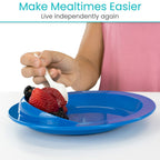 Spill-Proof Scoop Plate