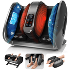 Laxodor Foot Massager - 3-in-1 Shiatsu Massager with Heat and Cold Pack - for Ankle, Calf and Plantar Fasciitis, Relax at Home or Desk, FSA HSA Eligible