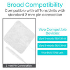 Lead Electrodes (2" x 2") - 10 Sets of 4