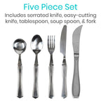 Weighted Utensil Set