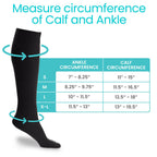 Knee High Graduated Compression Stockings 20-30mmHg