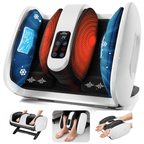 Laxodor Foot Massager - 3-in-1 Shiatsu Massager with Heat and Cold Pack - for Ankle, Calf and Plantar Fasciitis, Relax at Home or Desk, FSA HSA Eligible