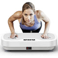 Laxodor Vibration Plate Exercise Machine with Adjustable Speed, Portable Exercise Platform for Circulation and Muscle Toning, Gray