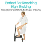 Step Stool with Handrail