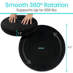 Gel Swivel Seat Cushion - Alleviate Pressure and Discomfort